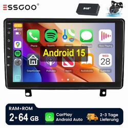 DAB+ 2+64G Apple CarPlay Android 15 Autoradio GPS KAM Für Opel Astra H 2006-2014