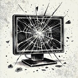 DEFEKT AOC Gaming C24G1 24zoll Full HD LED gebogen schwarz rot Computerbildschi_