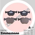 Bremsbelagsatz Scheibenbremse ZIMMERMANN 21486.190.1 für E39 BMW X5 X3 E38 E53