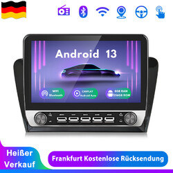 Autoradio Für Skoda Octavia 13-2018 Carplay Android14 GPS Navi WIFI 4G BT 6+128G