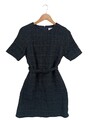 & OTHER STORIES Kurzarmkleid Damen Kleid Gr. DE 36 blau Casual-Look