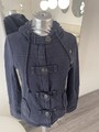 Esprit EDC Pullover Größe M Damen Zipper und Knöpfe dunkel Blau