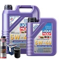 Motoröl 5W40 LIQUI MOLY High Tech 6L+BOSCH Ölfilter +Ölschlammspülung