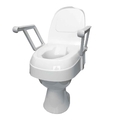 Drive Medical Toilettensitzerhöhung TSE120 mit Armlehne Zwei Hygieneaussparungen