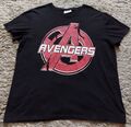T-Shirt The Avengers offizielles Logo schwarz XL