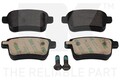 NK Bremsbelagsatz Scheibenbremse 223960 für MERCEDES RENAULT KANGOO CITAN BE 108
