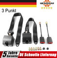 2x Auto Sicherheitsgurt 3 Punkt Gurtpeitsche Universalgurt Anschnallgurt 2900mm