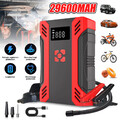 AUTOPUMPE AUTO KFZ STARTHILFE JUMP STARTER 12V LADEGERÄT BOOSTER POWERBANK PKW✅