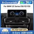 10.25" DAB+ Android 14 Autoradio CarPlay GPS Navi Für BMW 1/2er F20 F21 F23 NBT