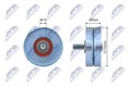 Spannrolle Keilrippenriemen NTY RNK-CT-055 Metall für PEUGEOT 306 7B N3 N5 Break