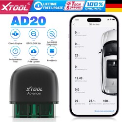 XTOOL AD20 Bluetooth 5.0 WIFI KFZ OBD Diagnosegerät Auto Scanner für IOS/Android