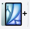 Apple iPad Air 2024 11 6. Generation WiFi blau 128GB + Apple Pencil Pro Bundle
