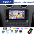 DAB+ Android 14 Wireless Apple Carpaly Autoradio GPS Navi WiFi BT für AUDI A3 S3