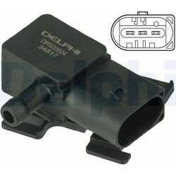 Delphi DPS00004 Sensor Abgasdruck für BMW MINI