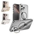 Hülle für iPhone 16 Pro / 16 Pro Max Schutz Magnet Fester PC Case Cover Ständer