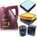 SCT Inspektionspaket 5L MANNOL Energy Combi LL 5W-30 für Skoda Fabia I 1.4 1.0
