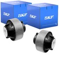 2X SKF QUERLENKERLAGER BUCHSE HINTEN UNTEN VORDERACHSE passend für NISSAN MICRA 