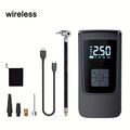 150PSI LCD Elektrische Luftpumpe Akku Auto Fahrrad Reifen 4000mAh Kompressor DHL