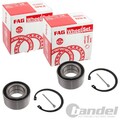 2x FAG RADLAGERSATZ VORDERACHSE passend für PORSCHE 911 993 996 BOXSTER 986