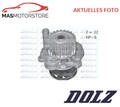 MOTOR KÜHLWASSERPUMPE WASSERPUMPE DOLZ A186 P FÜR AUDI A4,TT,A3,A6,B6,8N3,8L1