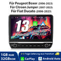 Carplay Android13 Für Fiat Ducato Citroen Jumper Peugeot Boxer Autoradio GPS DAB