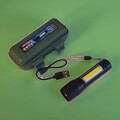 2x Taschenlampe LED Aufladbar USB Super Hell Taktisches Fackel Lumen Akku