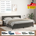 Boxspringbett Mit Matratze Stoff Polsterbett Doppelbett Einzelbett Bed Hotelbett