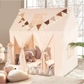 Kinderzelt mit Matte, Spielzelt für drinnen, Spielhaus für Kinder im Freien