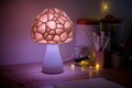 Voronoi Slim Pilzlampe Pilz Design Retro Geschenk Lampe Tischlampe Mushroom Lamp