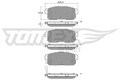 TOMEX Brakes Bremsbelagsatz, Scheibenbremse TX 17-97 für MAZDA