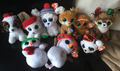 W-F-L TY Weihnachten Beanie Boos ca. 15 cm Glubschi Auswahl  Rentier Boo` s