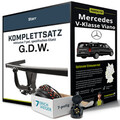 Für MERCEDES V-Klasse Viano Typ W639 Anhängerkupplung starr +eSatz 7pol 10- kpl.