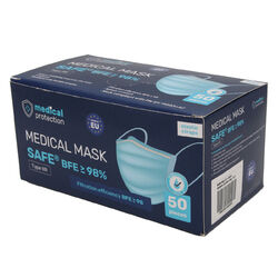 Medizinischer Mund-Nasen-Schutz Einwegmaske MNS Mundschutz OP Maske 50 Stück 