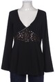 Comma Bluse Damen Oberteil Hemd Hemdbluse Gr. EU 40 Schwarz #x412eay