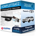 WESTFALIA Anhängekupplung starr und E-Satz 13polig für Toyota Landcruiser 09-