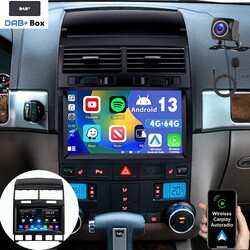 Für VW Touareg 7L 2003-2010 9" DAB+ Carplay Android 13 64G Autoradio GPS AHD MIK