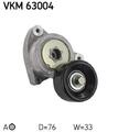 SKF VKM 63004 Spannrolle Keilrippenriemen für HONDA CR-V III (RE) CR-V IV (RM)