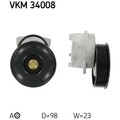SKF VKM 34008 Spannrolle Keilrippenriemen für MAZDA 121 JASM JBSM