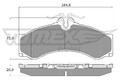 TOMEX Brakes Bremsbelagsatz Scheibenbremse TX 11-48 für VW MERCEDES LT 28 46 2