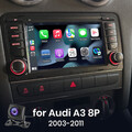 Für Audi A3 S3 RS3 8P Carplay Autoradio Android 13 2+32G GPS Navi RDS MIK Kamera