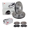 NK BREMSSCHEIBEN 256mm + BELÄGE VORNE passend für HYUNDAI ACCENT 4 RB