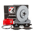 Zimmermann FORMULA F Bremsscheiben + Beläge für BMW F10 F11 F12 F13 F01-04 vorne