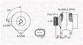 MAGNETI MARELLI Generator 063731394010 für AUDI FORD SEAT SKODA VW