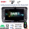 DAB+ 7" Android 13 Autoradio GPS Navi Für VW Golf 5 6 Polo T5 Touran mit Kamera