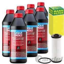 MANN ÖLFILTER +7L LIQUI 8100 DOPPELKUPPLUNGSGETRIEBEÖL passend für VAG DSG DQ381