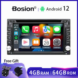 6.2'' Autoradio Android 12 GPS Navi SAT DVD 4G+64G Carplay DSP Android Auto DAB+