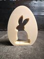 Beton Gießform Hase im Ei Osterdeko ideal zum Ausgießen Ostern Dekoration Hasen