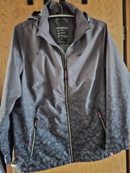 Killtec Softshelljacke Gr 50 Damen  Dunkelgrau/ gemustert, Übergangsjacke