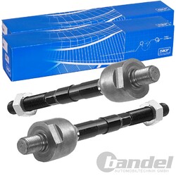 2x SKF AXIALGELENKE SPURSTANGEN passend für VOLVO 850 C70 S70 V70 LINKS+RECHTS