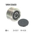 1x Generatorfreilauf SKF VKM 03600 passend für RENAULT VOLVO